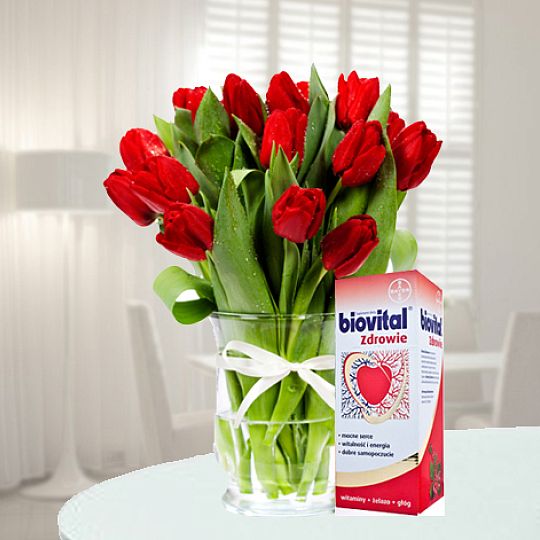 25 tulipanów z Biovitalem
