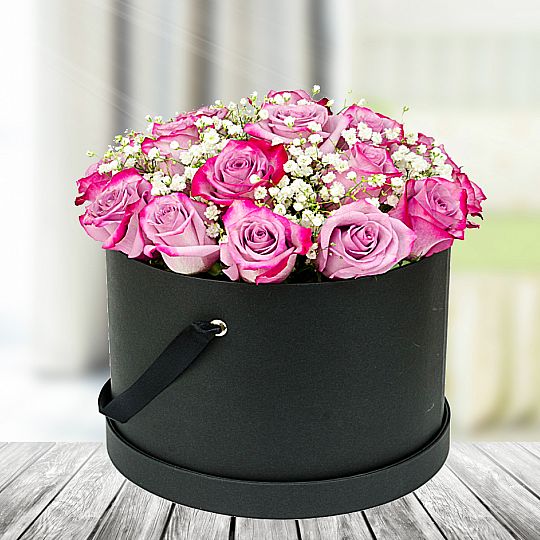 Flowerbox Różowe Róże